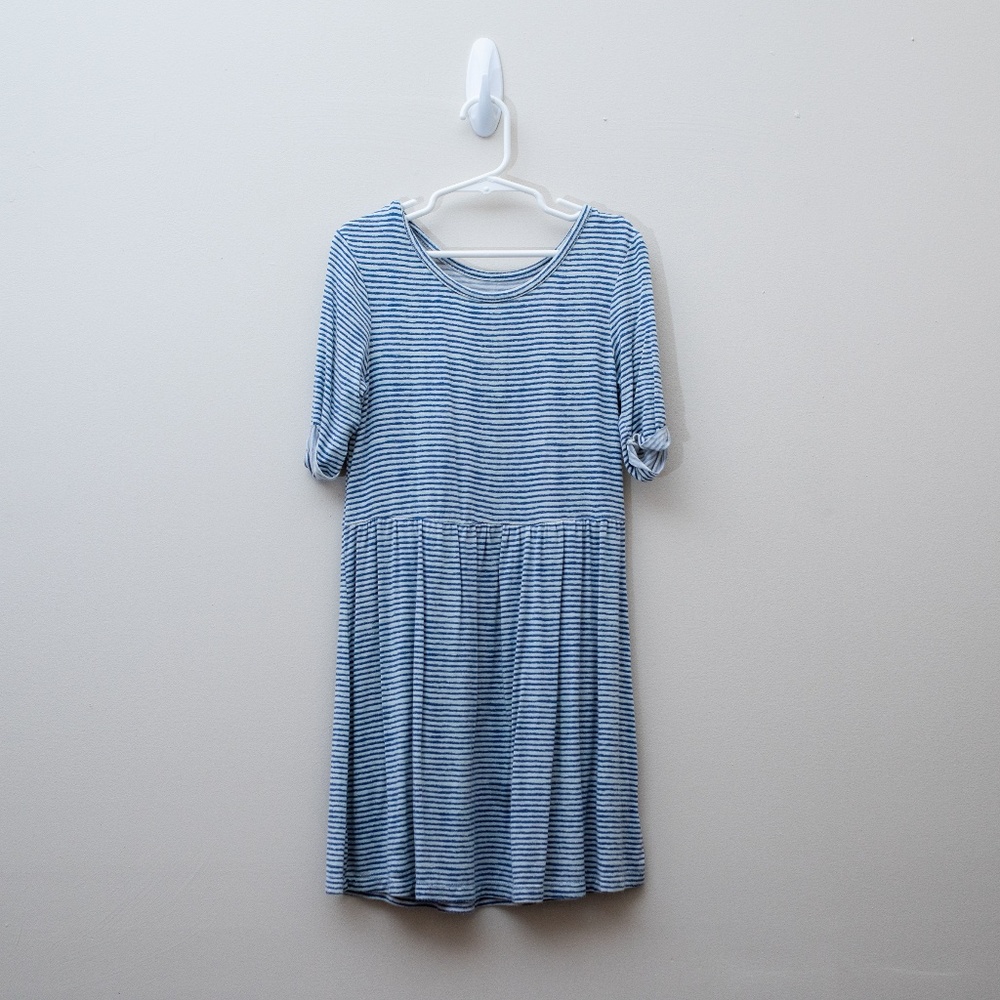 ⚡️ Blue and White Striped Dress